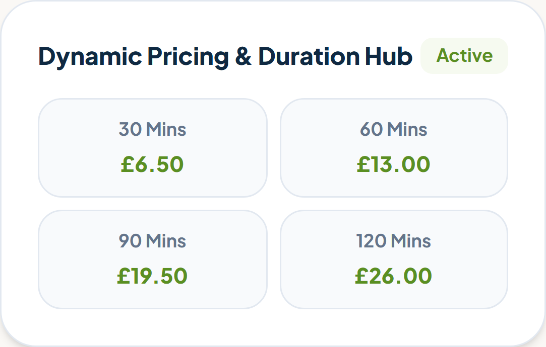 Granular Dynamic Pricing Hub in live app